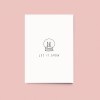 sonst noch was? Postkarte "Let it snow"
