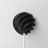 canopie® - Lampenbaldachin – Sahnehäubchen Mattschwarz