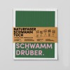 Schwammtuch - Spruch - Schwamm drüber - Nr. 12 - Naturbedacht