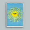 Smiling Sun – A4 Riso Print – stefanizen