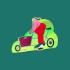Anne Albert – Sticker – Cargo Bike