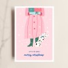 Postkarte, Weihnachten, Merry Christmas, Joy To The World, TANTE TIA