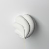 canopie® - Lampenbaldachin – Tulpe Twist Gipsweiß
