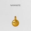 related by objects - vibe necklace - namaste - 925 Sterlingsilber - goldplattiert 