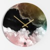 Amy & Kurt Berlin Wanduhr "Rosa Wolken"