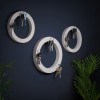 Schlüsselmagnet "O" hellgrau - superstark und nachhaltig. Aus pflanzlichem Kunststoff hergestellt - von Grellroth Design