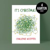 typealive / Weihnachtskarten 4er Set / Christmas Challenge