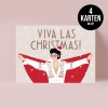 typealive / Weihnachtskarten 4er Set / Viva Las Christmas