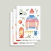 Farina Kuklinski • 3er Postkarten Set • Winter