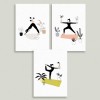 Farina Kuklinski • 3er Postkarten Set • Yoga People