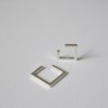 Earcuffs "Ausgespart" aus Silber - Doppelludwig