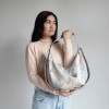 alexbender Upcycling Schultertasche POUCH 90er Vorhang