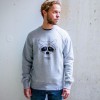 ÄSTHETIKA Sweatshirt - THE RACCOON grey/black