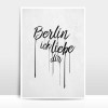 Amy & Kurt Berlin A3 Artprint "Berlin ick liebe dir"
