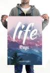 HOME IS WHERE YOUR HEART IS. - LIFE IS GOOD. POSTER (50 x 70 cm)