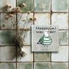 Stadtliebe® | Bremen Marmor Magnet „Moin Wer da“