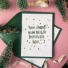 BRUSHMEETSPAPER Weihnachtskarte: "Von drauss' vom Walde" inkl. Umschlag - Grusskarte - Hand Lettering