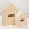 Bow & Hummingbird 2er Set Deko-Holzhäuschen Ahoi