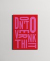 annieannie - don't overthink it poster (rot)