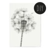 dot on art / dandelion – DIY-Kunstwerk zum Selberkleben / 50x70 cm