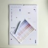 Familienkalender 2025, DIN A3 mit 5 Spalten, Kalender mit Aufklebern - SANS.