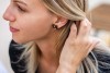 BeWooden Ohrringe - Ohrstecker aus Holz - Black Cat Earrings