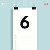 Geburtstagskalender Nr. 07/ immerwährend / frau rippe