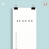 Geburtstagskalender Nr. 01 / immerwährend / frau rippe