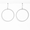 nahili OHRRINGE "shapes circle" minimal weißgold nickelfrei