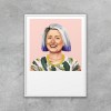 HIPSTORY Hillary Clinton Artprint DIN A5