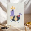 formwiese »Huhn« 3er-Set Osterkarten mit Kuverts, Ostern, Graspapier
