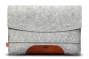 Pack & Smooch iPad Pro 12.9" (2020) Hülle, Magic Keyboard, Sleeve HAMPSHIRE 100% Merino Wollfilz (Mulesing-frei), Naturleder
