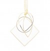 nahili KETTE "Shapes" minimal Anhänger - gold plattiert 