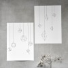 nahili 10er-Set POSTKARTEN in love with shapes, Weihnachtskarte