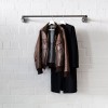 various Industrial Style Kleiderstange · Wandgarderobe im Industriedesign SOLID LINE - Tiefe 25 cm