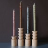 Set 4 Kerzenständer drehbar | zick zack zick zack | rundund