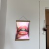 KISU CHROME - A4 Chrome Poster – Red / Pink
