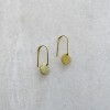 Gudbling // Minimalistische Kreis Ohrringe