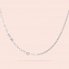 related by objects - just hearts necklace - 925 Sterlingsilber weiß rhodiniert