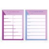 Bow & Hummingbird Notizblock-Set „It’s a good day & It’s a good week“ – 2er Set in A6 aus Recyclingpapier