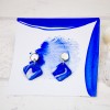 nathys_illustration blaue Ohrringe "ocean dreams" Unikat 1cm