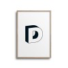 POSTER ABC – ALPHABET BUCHSTABE D Studio Schön® ABC Kollektion