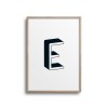 POSTER ABC – ALPHABET BUCHSTABE E Studio Schön® ABC Kollektion