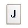POSTER ABC – ALPHABET BUCHSTABE J Studio Schön® ABC Kollektion