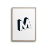 POSTER ABC – ALPHABET BUCHSTABE M Studio Schön® ABC Kollektion