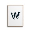 POSTER ABC – ALPHABET BUCHSTABE W Studio Schön® ABC Kollektion