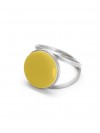 Eva Slotta Jewellery "Tint Deep" Ring mit gelbem Achat, 925 Silber