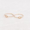 iloveblossom KNOTS OF LOVE RING // twisted gold