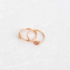 iloveblossom TIE OUR LOVE IN A DOUBLE KNOT RING // rosé gold