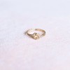 iloveblossom TIE OUR LOVE IN A DOUBLE KNOT RING // gold